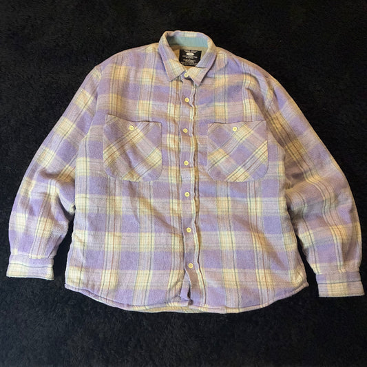 Grit Iron Work Wear Heavy Utility Flannel Jacket (L)