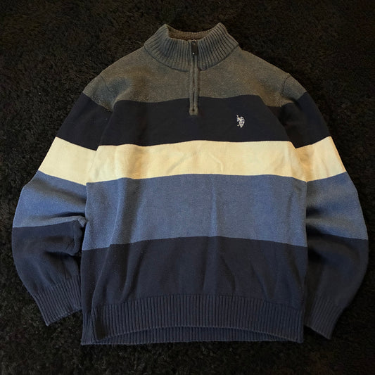 U.S. Polo Assn. 1/4 Zip Sweater (L)