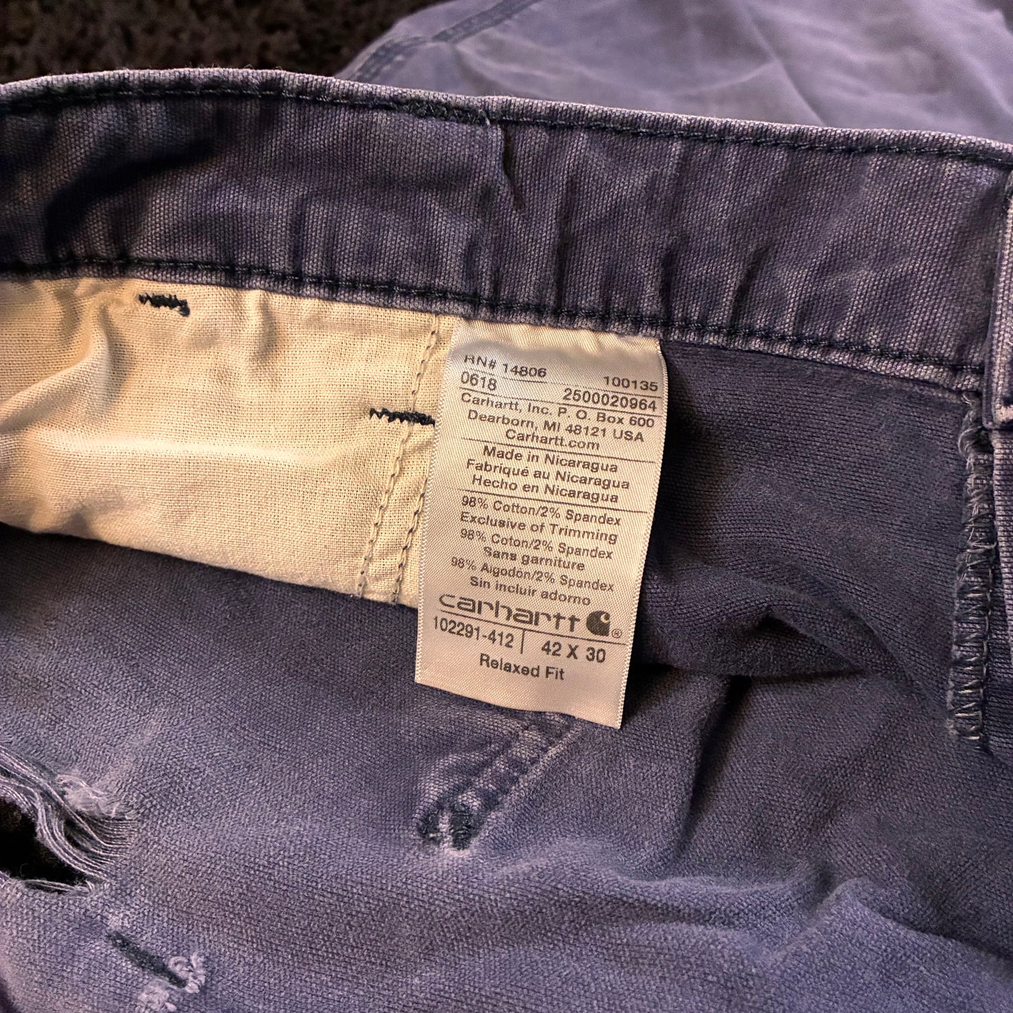 Carhartt Relaxed Fit Pants (42x30)