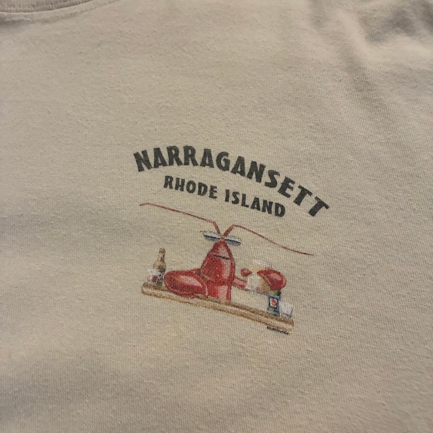 Narragansett Rhode Island Lobster Tee (2XL)