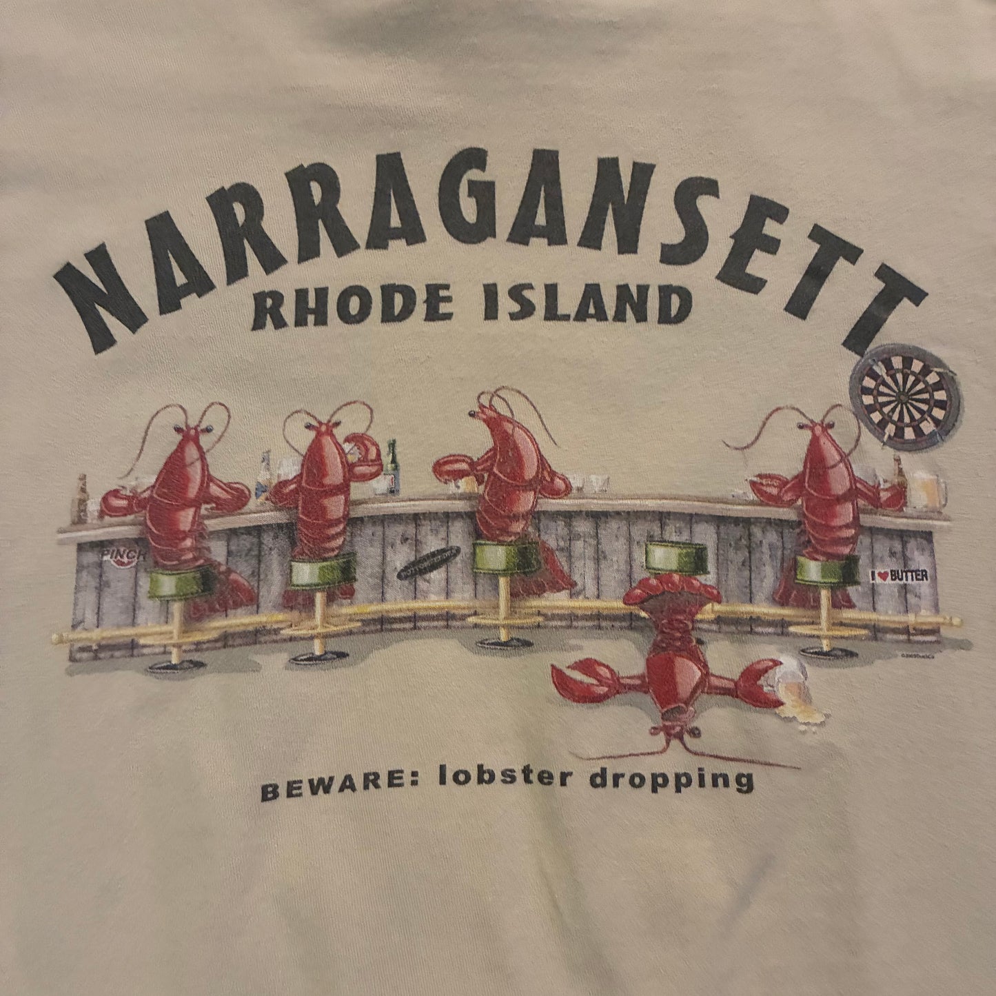 Narragansett Rhode Island Lobster Tee (2XL)