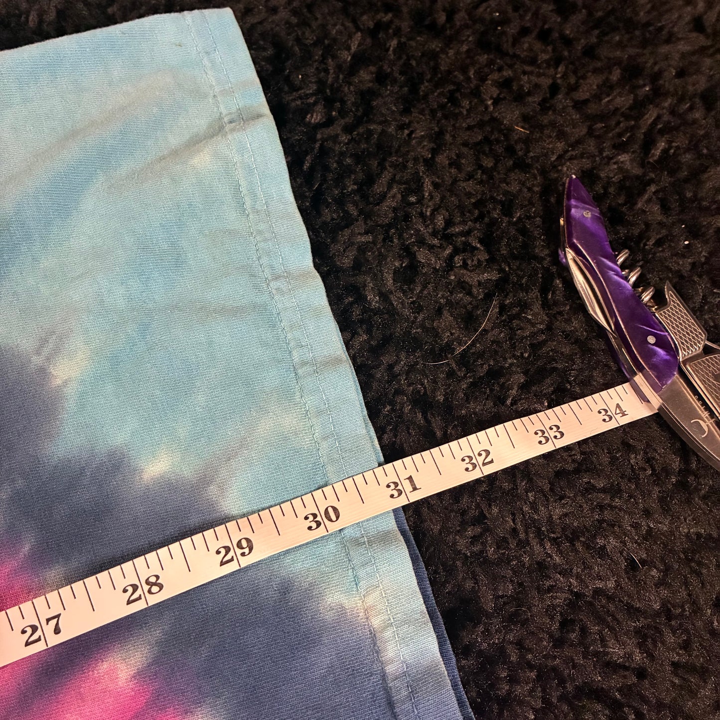 Vintage Tie-Dye Liquid Blue 1995 Grateful Dead 30th Anniversary Tee (2XL)