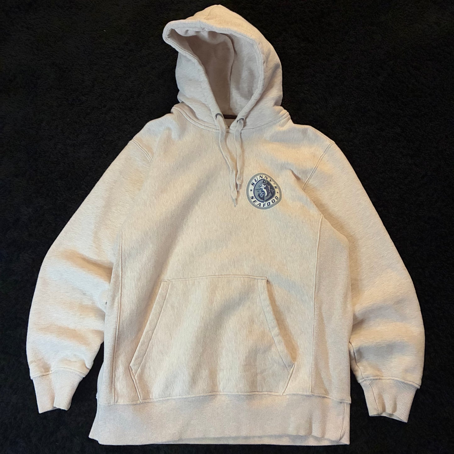 Sunny’s Seafood Reverse Weave Hoodie (L)