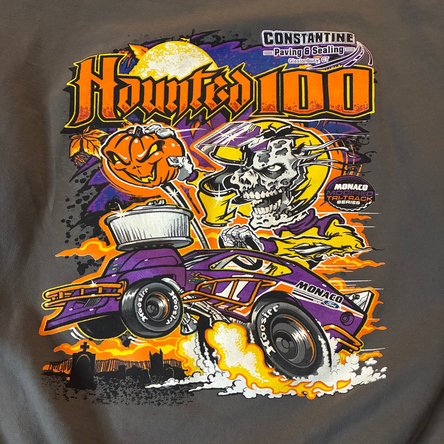 Haunted100 Graphic Hoodie (2XL)