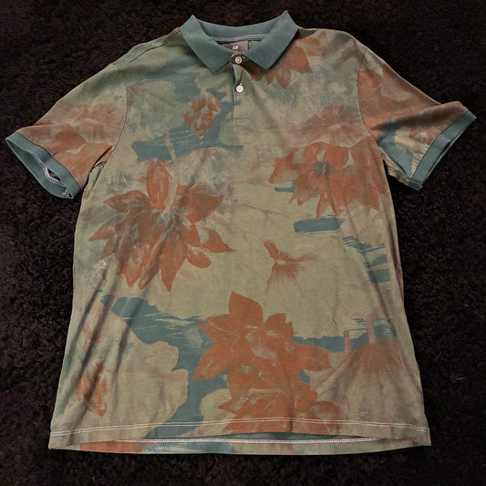 H&M Floral AOP Polo (L)