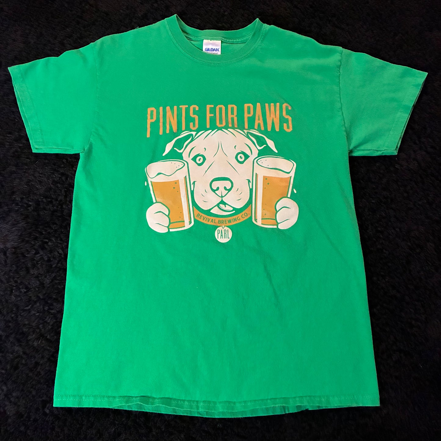 Revival Brewing Pints For Paws Tee (M)