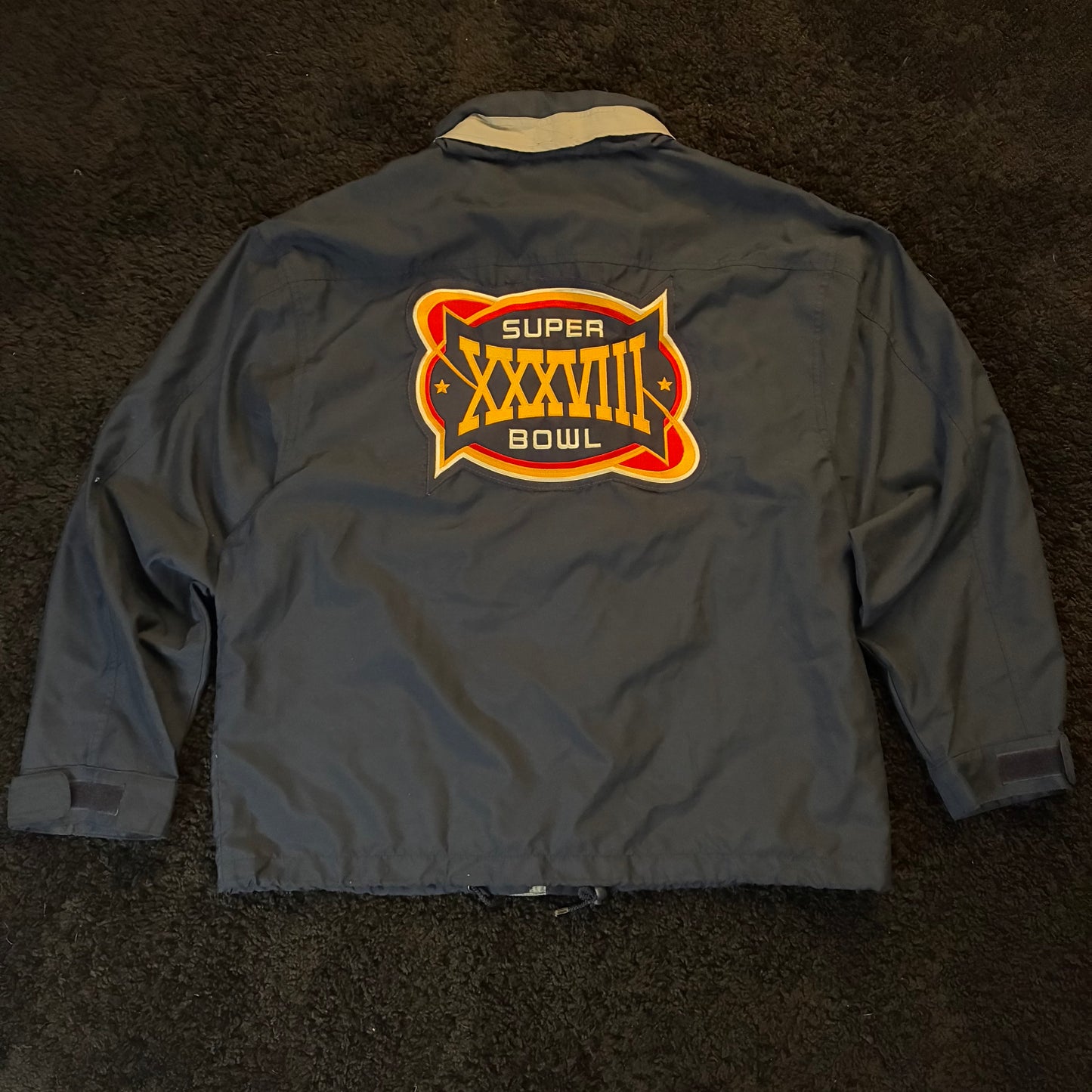 Patriots Super Bowl 38 Champions Jacket (XL)