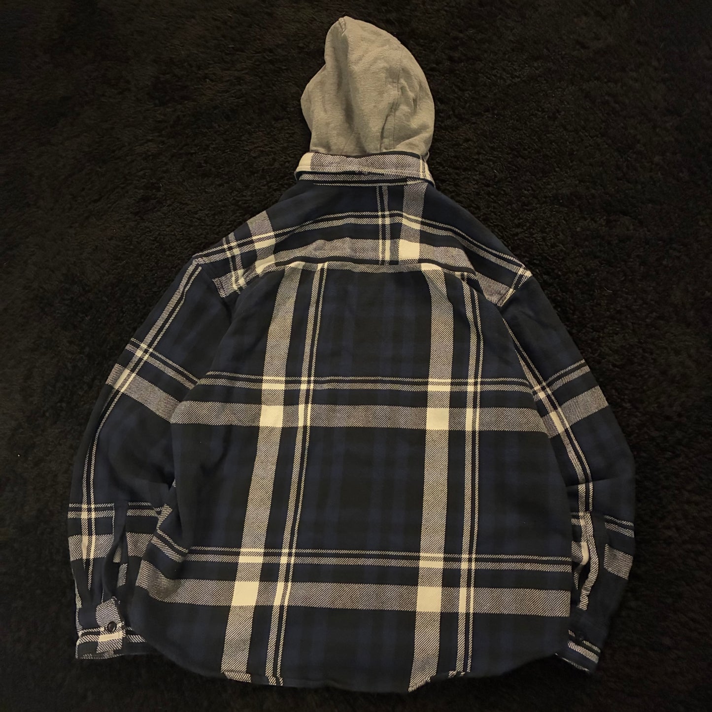 American Eagle Hooded Flannel (L)