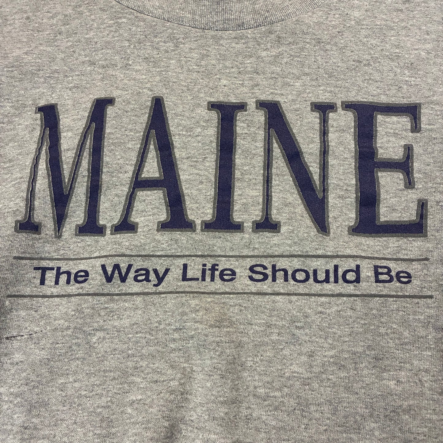 Maine The Way Life Should Be Crewneck (2XL)
