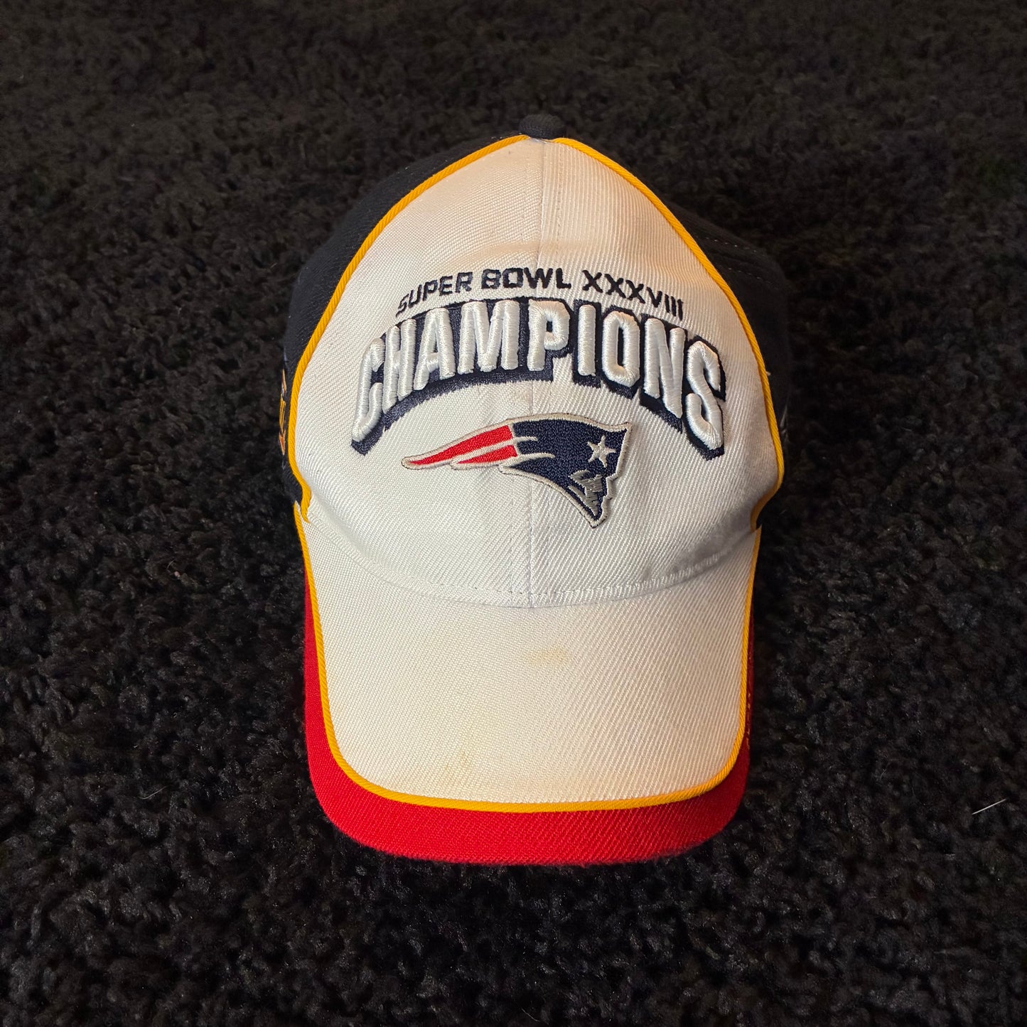 NFL Patriots Super Bowl 38 Champions Cap