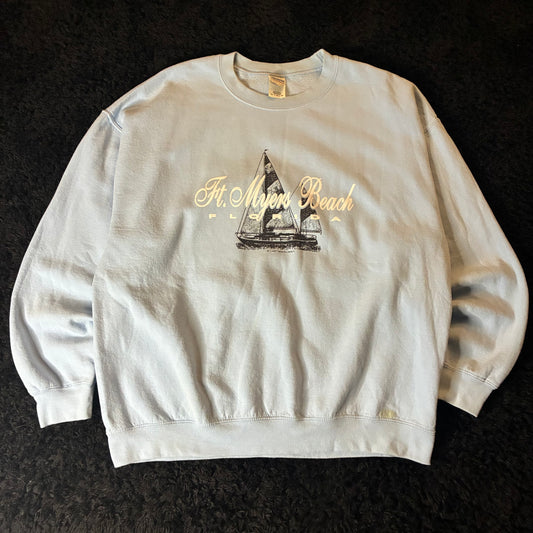 Ft. Myers Beach Florida Crewneck (XL)