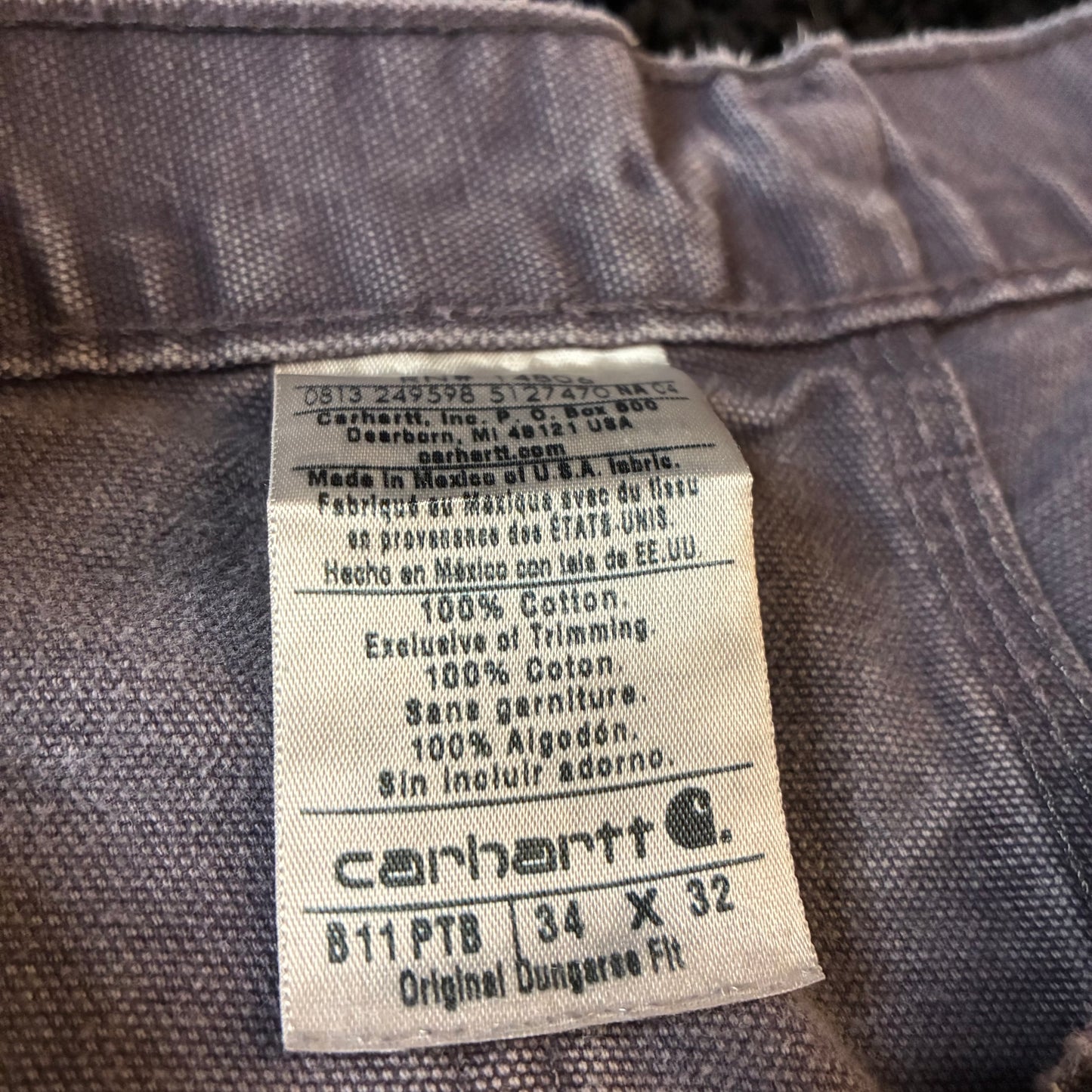 Carhartt Lived-In Original Dungaree Fit Pants (34x32)