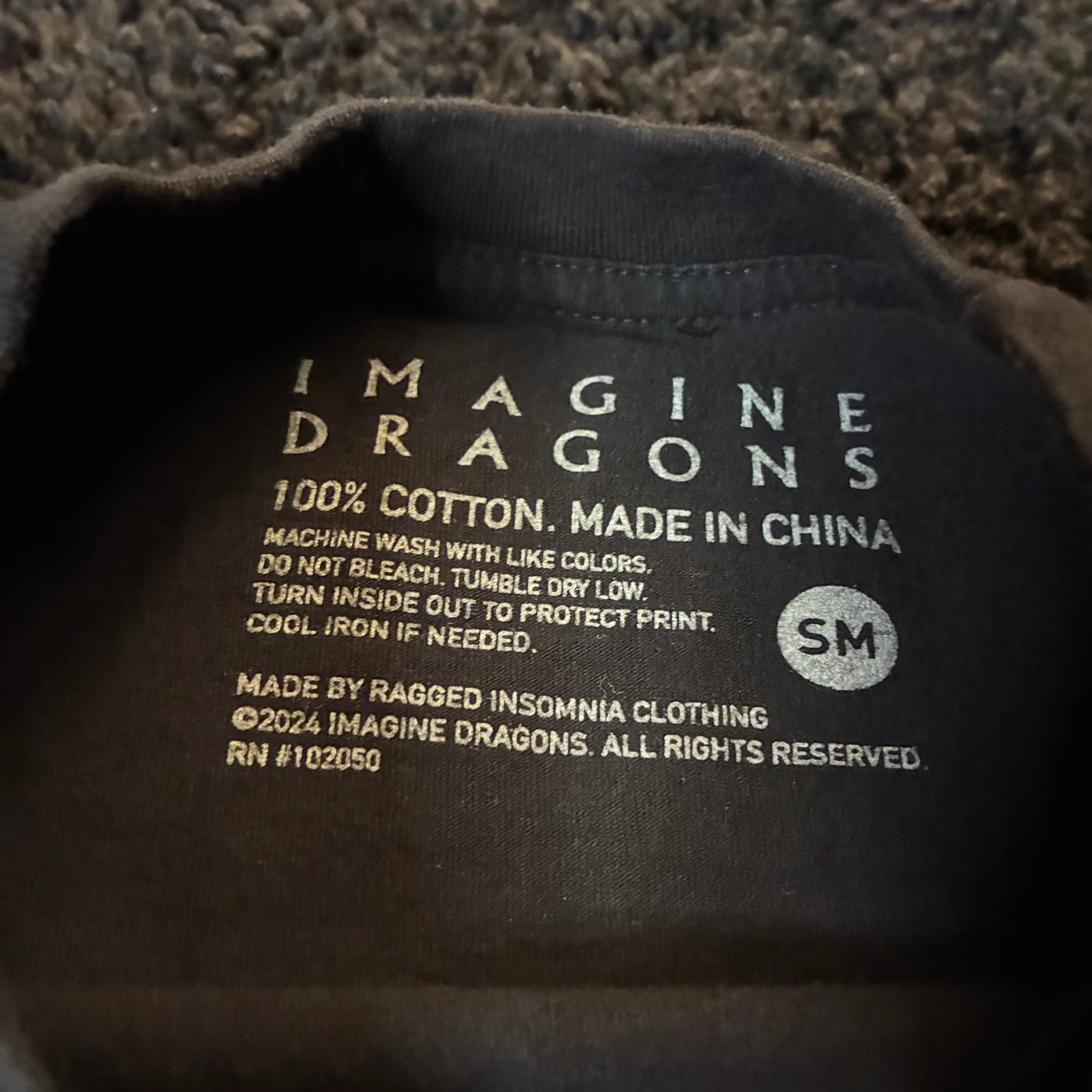 Imagine Dragons Loom World Tour 2024 Tee (S)