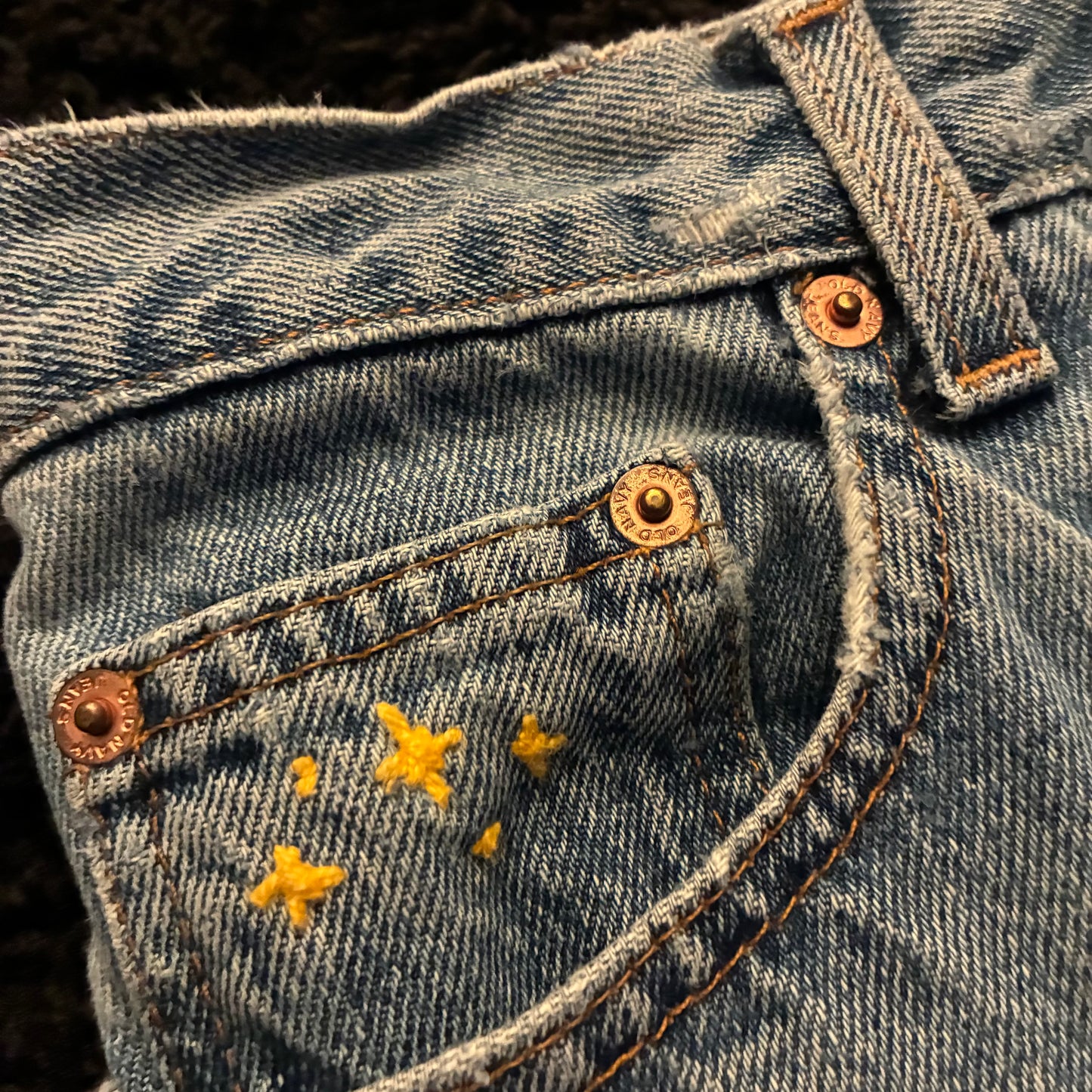 Old Navy Star-Stitching Jeans (Women’s 8)
