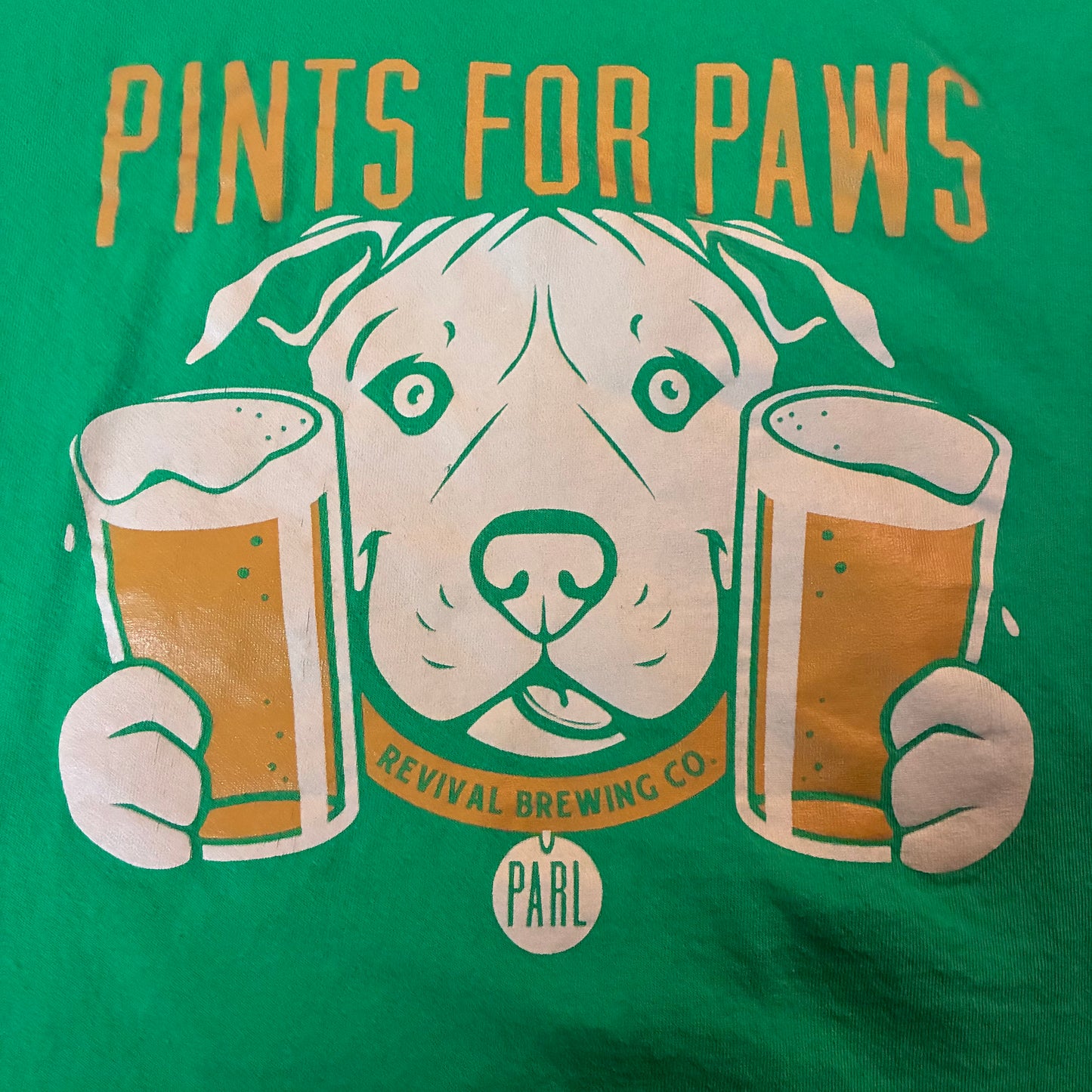 Revival Brewing Pints For Paws Tee (M)